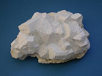 Borax specimen: white and colorless mineral