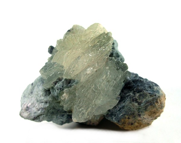 Brucite specimen Brucite specimen: white and pale green mineral
