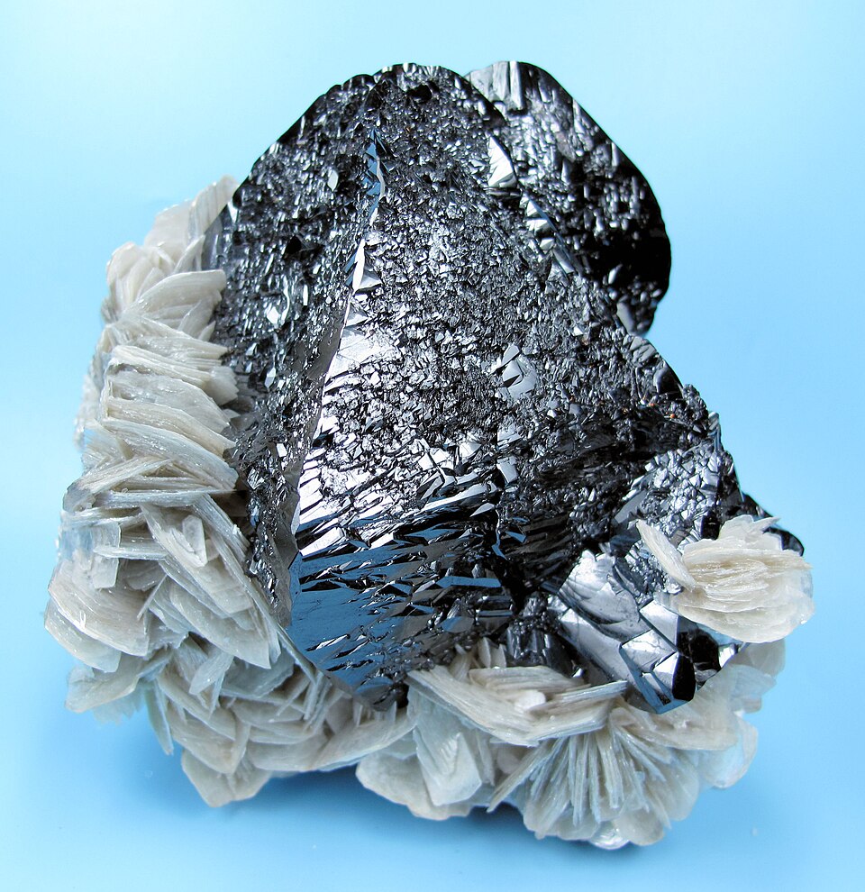 Cassiterite specimen Cassiterite specimen: brown and black mineral