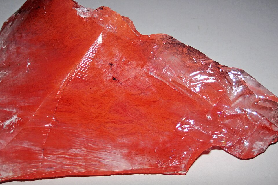 Cherry Quartz specimen Cherry Quartz specimen: pink and red material
