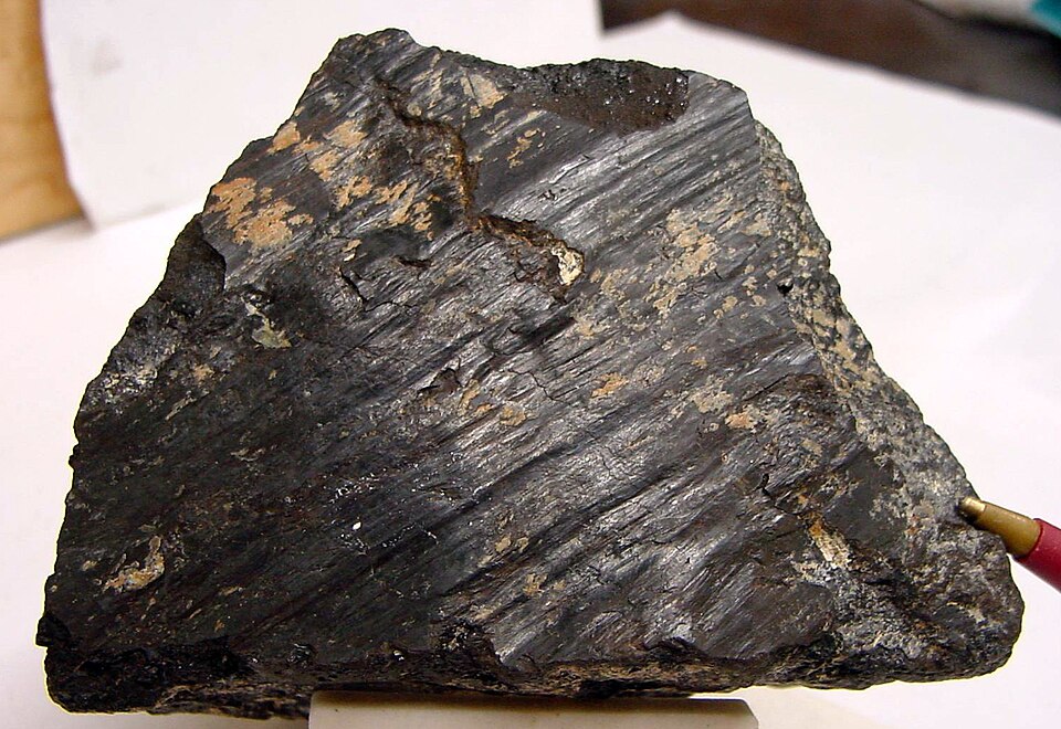 Chromite specimen Chromite specimen: black and brownish black mineral
