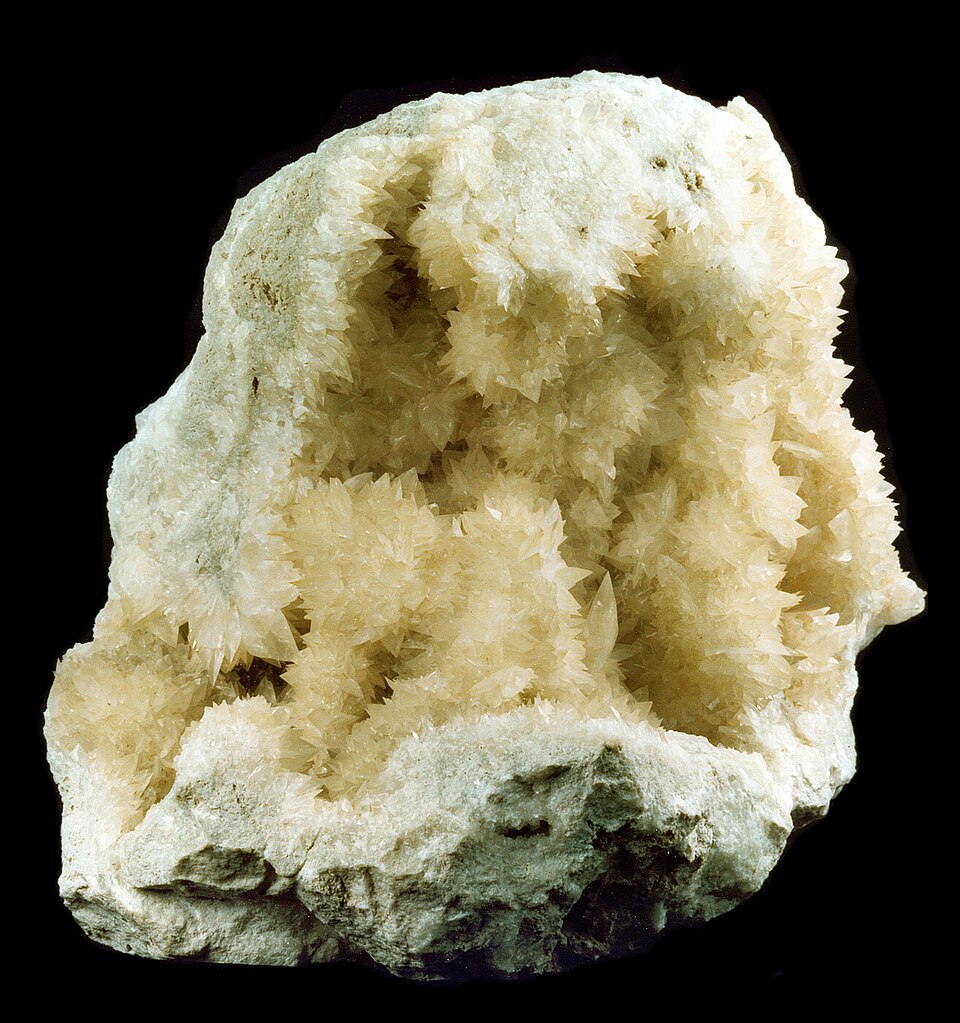 Colemanite specimen Colemanite specimen: colorless and white mineral