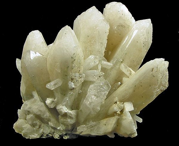 Danburite specimen Danburite specimen: colorless and pale yellow mineral