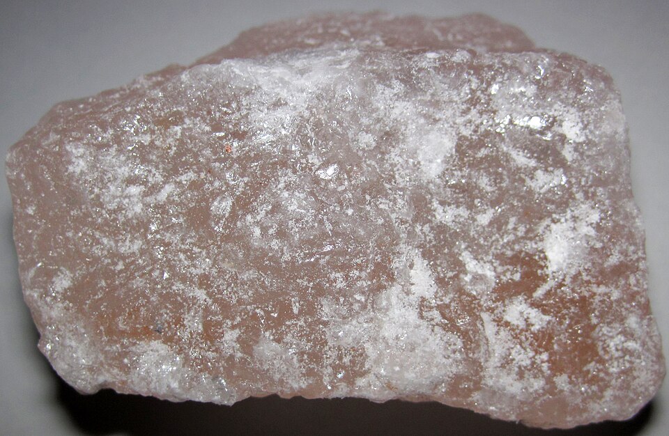 Evaporite specimen Evaporite specimen: white and clear sedimentary rock