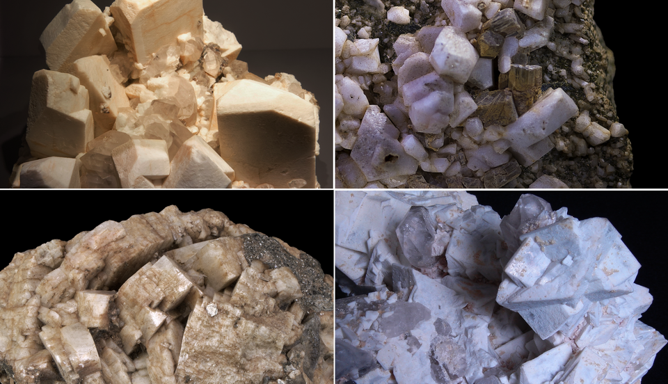 Feldspar specimen Feldspar specimen: white and pink mineral