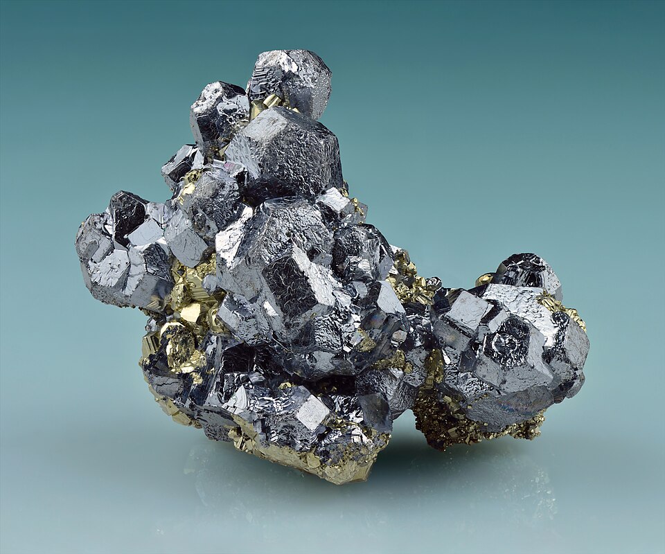 Galena specimen Galena specimen: lead-gray and silvery gray mineral