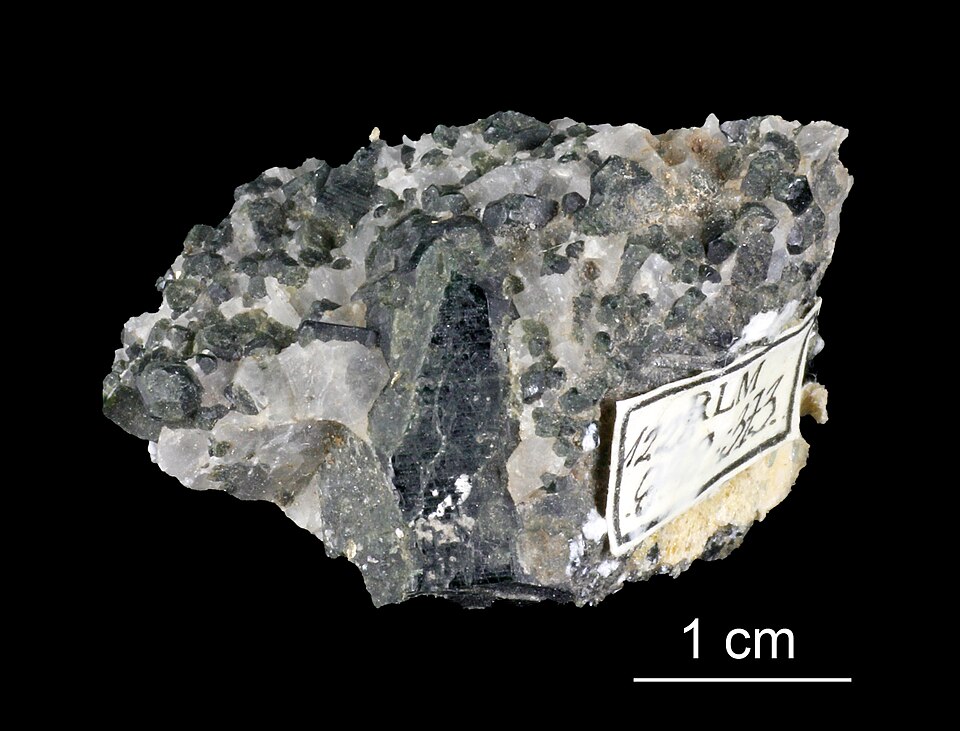 Glauconite specimen Glauconite specimen: green and dark green mineral