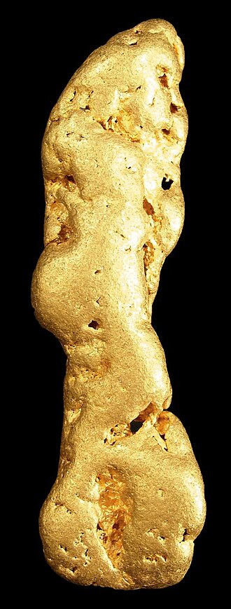 Gold specimen Gold specimen: gold and yellow mineral (photo 3)