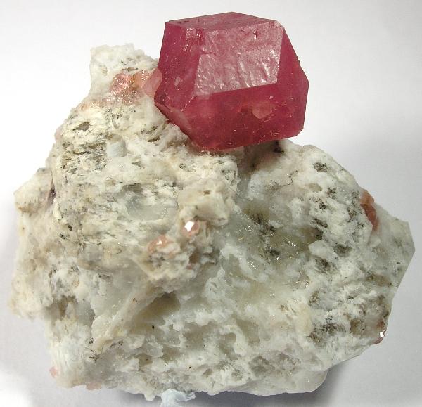 Grossular specimen Grossular specimen: colorless and green mineral
