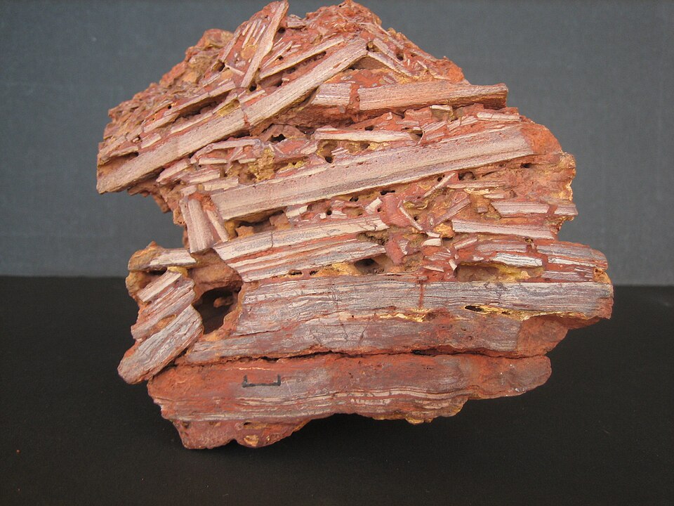 Laterite specimen Laterite specimen: red and orange sedimentary rock