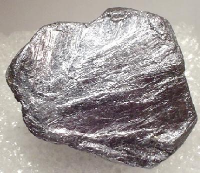 Molybdenite specimen Molybdenite specimen: lead gray and bluish gray mineral
