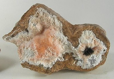 Natrolite specimen Natrolite specimen: colorless and white mineral