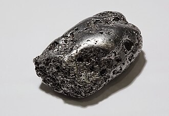 Platinum specimen: silver and gray mineral