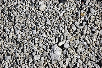 Pumice specimen: white and light gray igneous rock