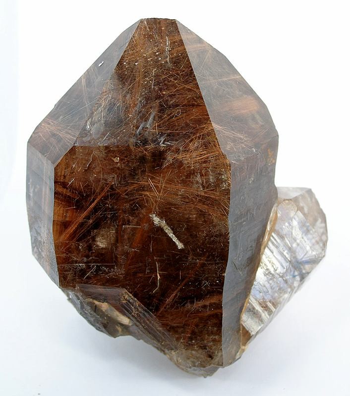 Clear Quartz specimen Clear Quartz specimen: colorless and white mineral