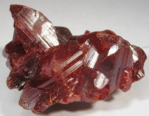 Realgar specimen Realgar specimen: red and orange-red mineral