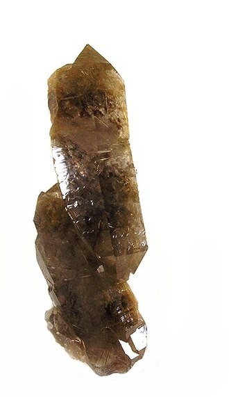 Rutile specimen Rutile specimen: reddish brown and black mineral (photo 2)