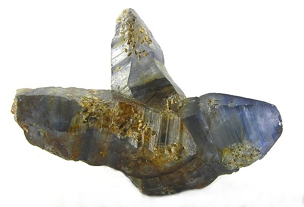 Sapphire specimen Sapphire specimen: blue and pink gemstone
