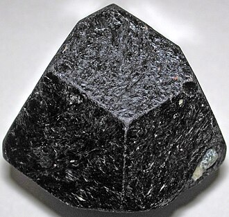 Schorl specimen Schorl specimen: black and bluish black mineral (photo 2)