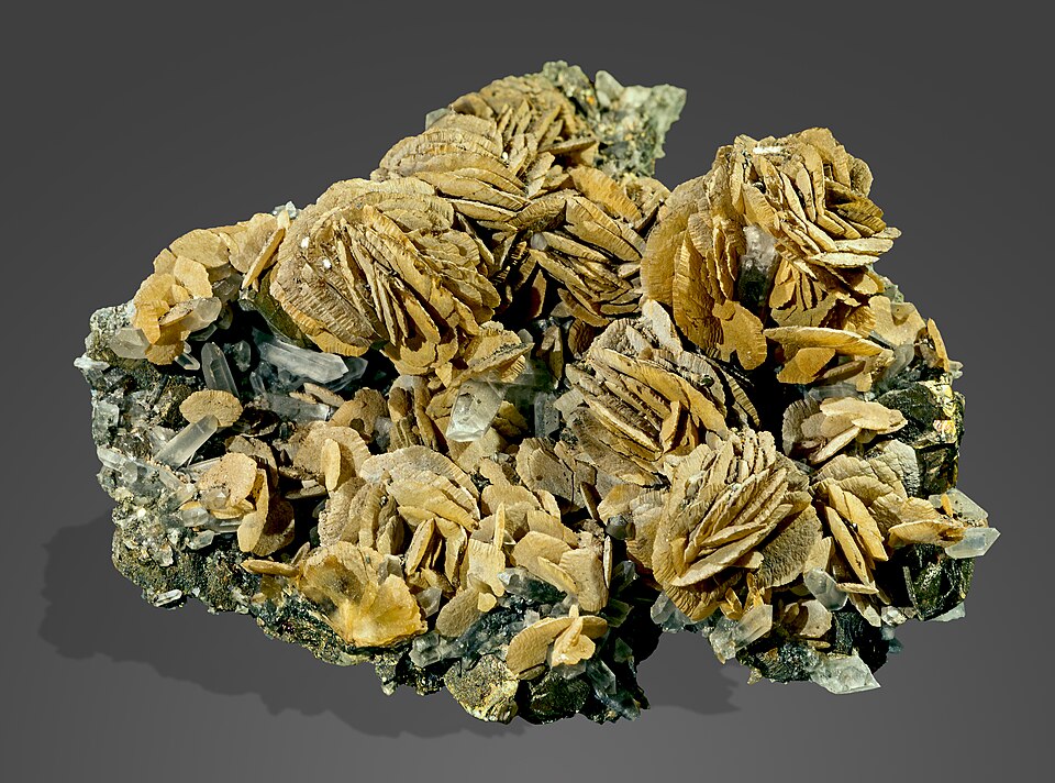 Siderite specimen Siderite specimen: yellowish brown and brown mineral