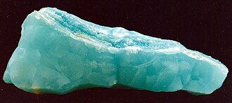 Smithsonite specimen Smithsonite specimen: blue green and green mineral (photo 2)