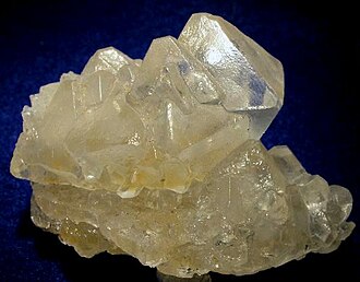Sylvite specimen: colorless and white mineral